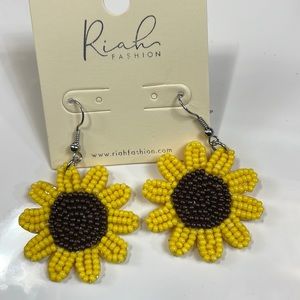 Seed bead earrings